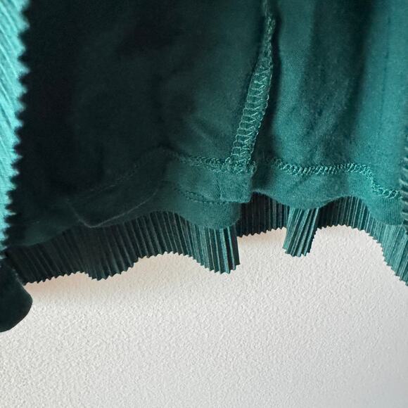 BB Dakota As You Pleats Dress Women Medium Green Mini Going Out Slinky Party - Picture 6 of 10